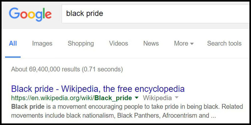 black pride google
